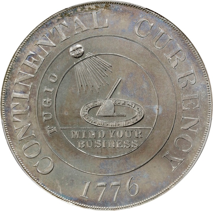 (Dated 1776) SC$1 Continental Dollar Restrike, Bashlow, Small S, Silver, HK-852a XF40 thumbnail 9