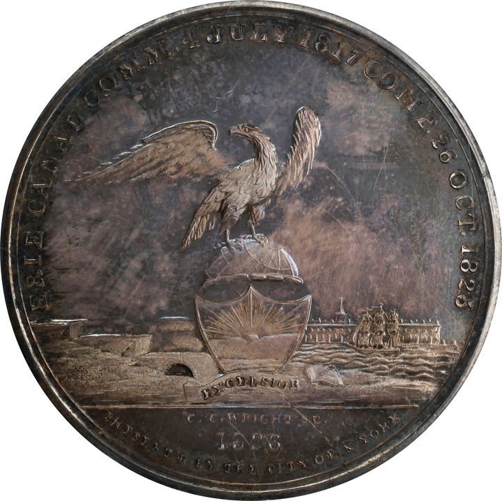 1826 SC$1 Erie Canal, Silver, HK-1000 MS64 thumbnail 18