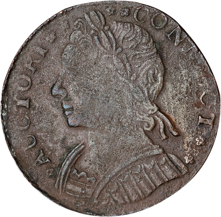 Image for 1787 Copper Connecticut, Mailed Bust Left, CONNECT, INDE MS BN G4 BN