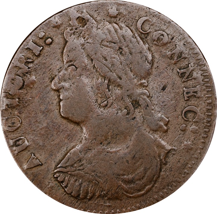 Image for 1787 Copper Connecticut, Draped Bust Left, ETLIR MS BN VF35 BN