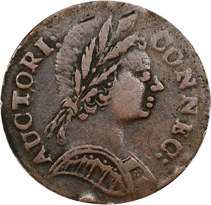 Image for 1785 Copper Connecticut, Bust Right MS BN VF35 BN