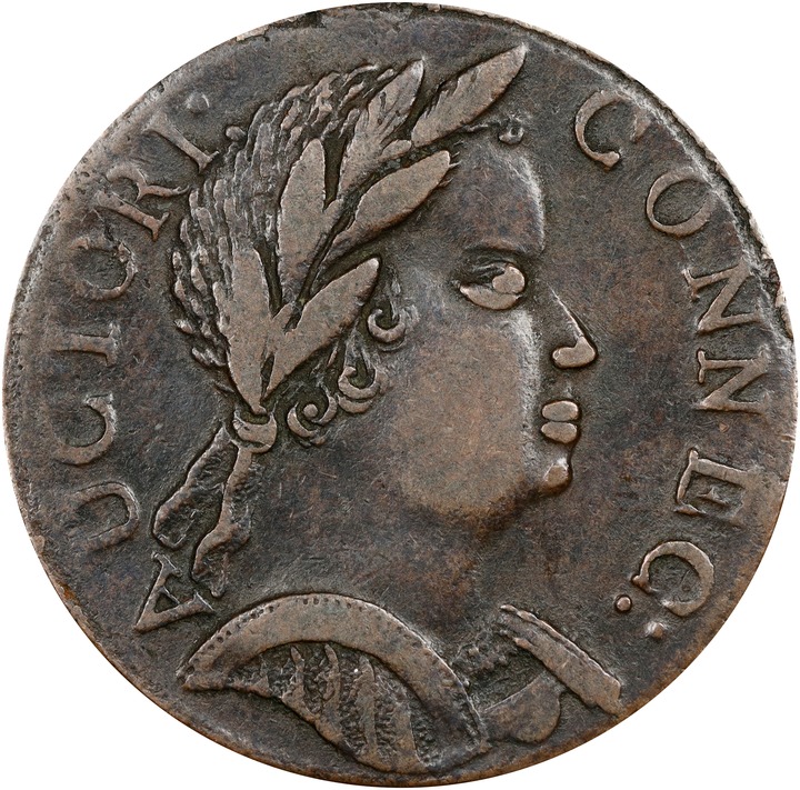 1785 Copper Connecticut, Bust Right, African Head MS BN AU55 BN thumbnail 23