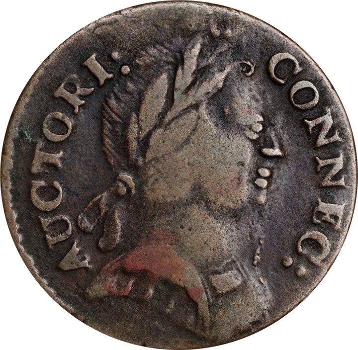 Image for 1785 Copper Connecticut, Bust Right MS BN VF30 BN