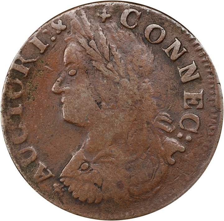 Image for 1787 Copper Connecticut, Draped Bust Left MS BN VF30 BN