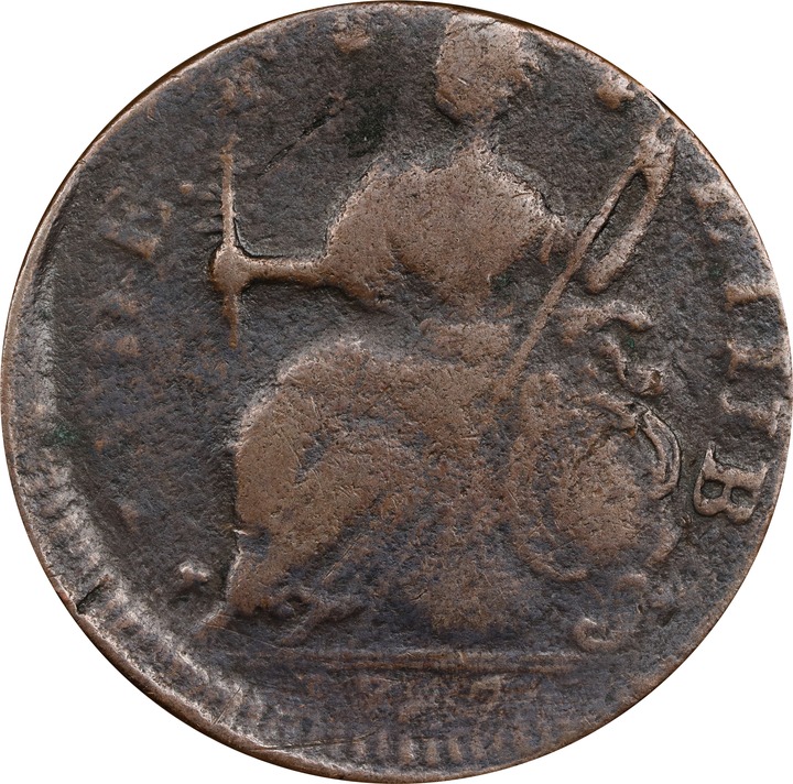1787 Copper Connecticut, Draped Bust Left, ETIIB MS BN VG10 BN thumbnail 6