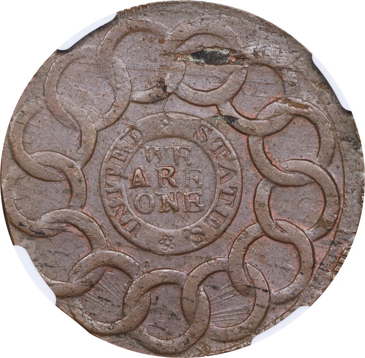 1787 Fugio 1c MS BN [Type] MS60 BN thumbnail 8