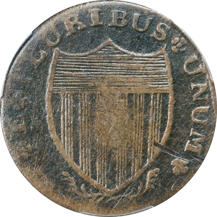 1788 Copper New Jersey, Running Fox Before Legend MS BN thumbnail 11