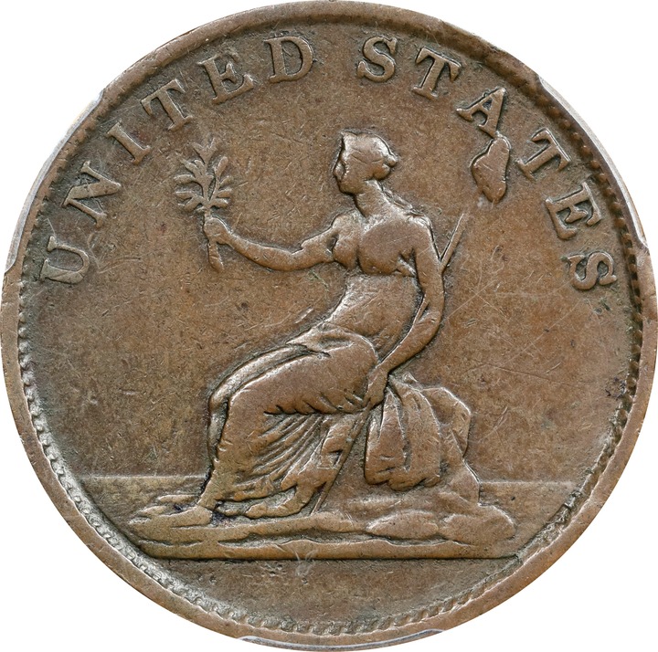 1783 Copper Washington, Draped Bust, No Buttons MS BN thumbnail 12