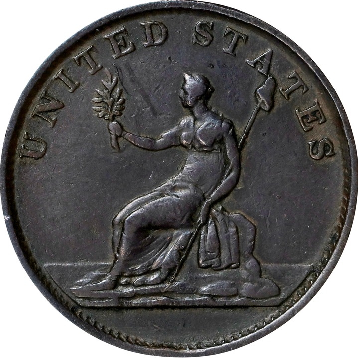 1783 Copper Washington, Draped Bust, No Buttons MS BN thumbnail 13