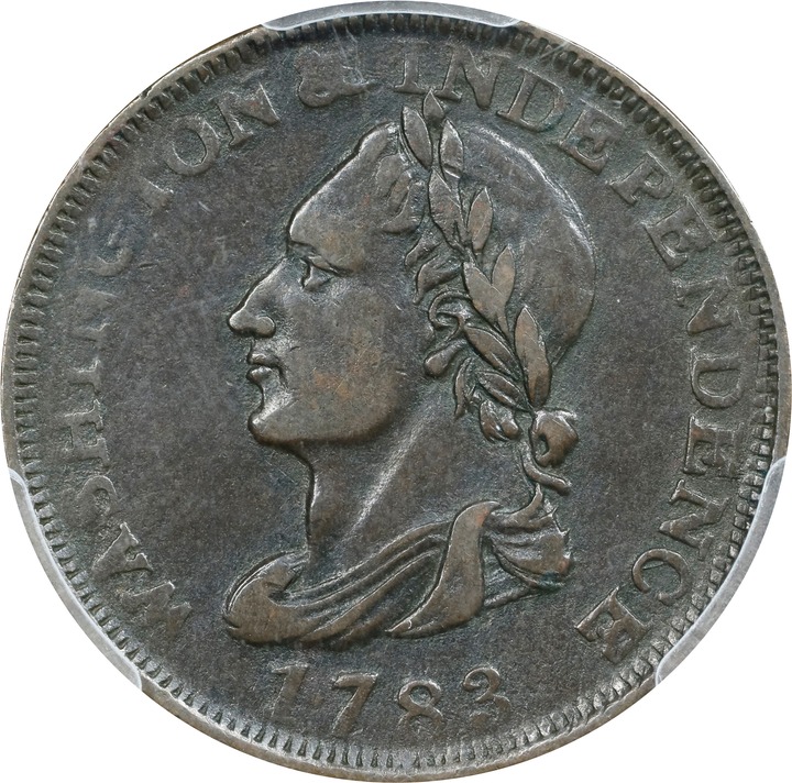 1783 Copper Washington, UNITY STATES MS BN thumbnail 13