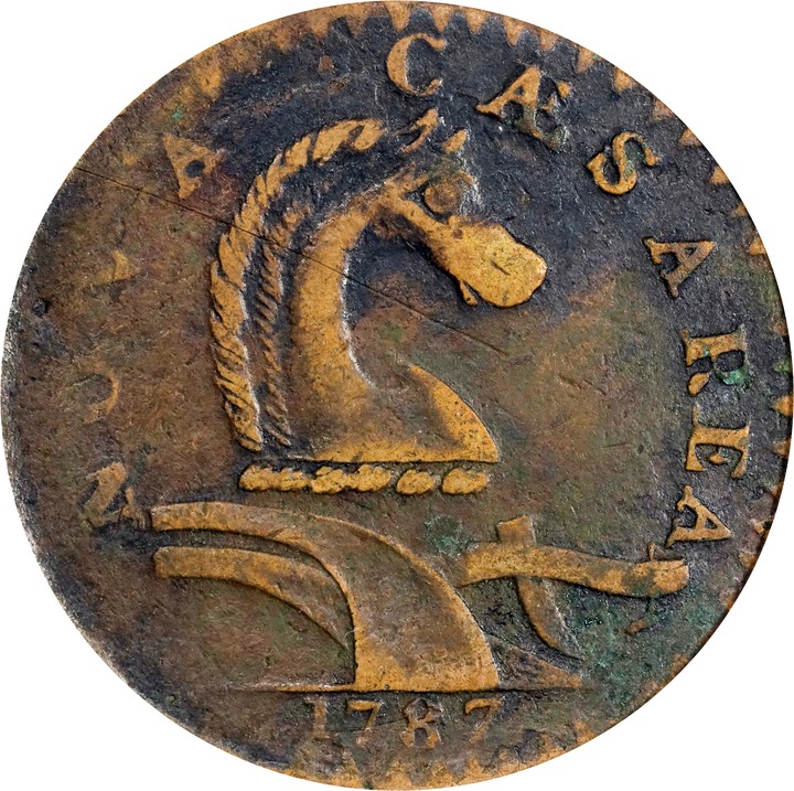 1787 Copper New Jersey, Serpent Head MS BN thumbnail 4