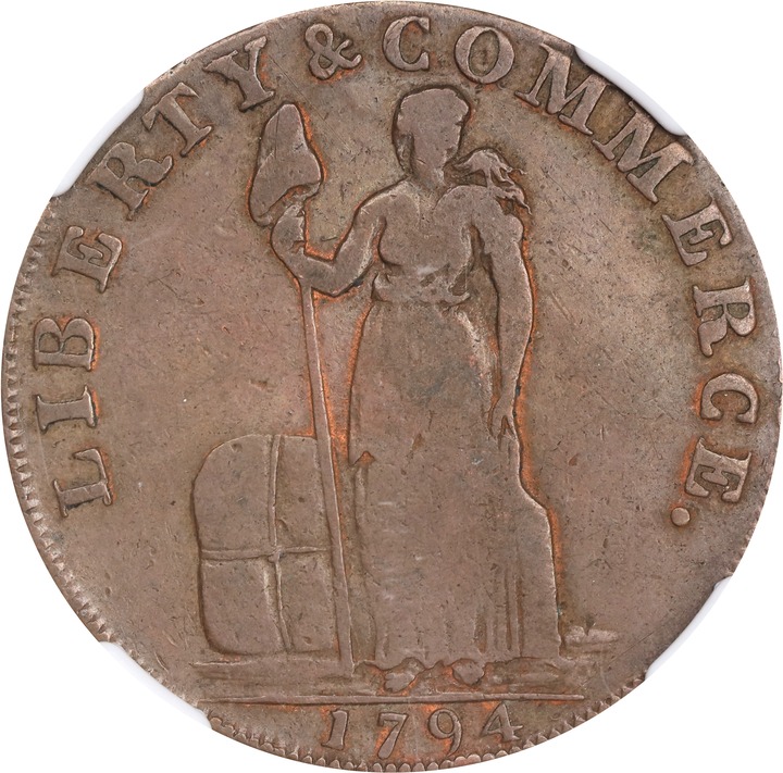1794 Cent Talbot, Allum & Lee, NEW YORK MS BN thumbnail 9