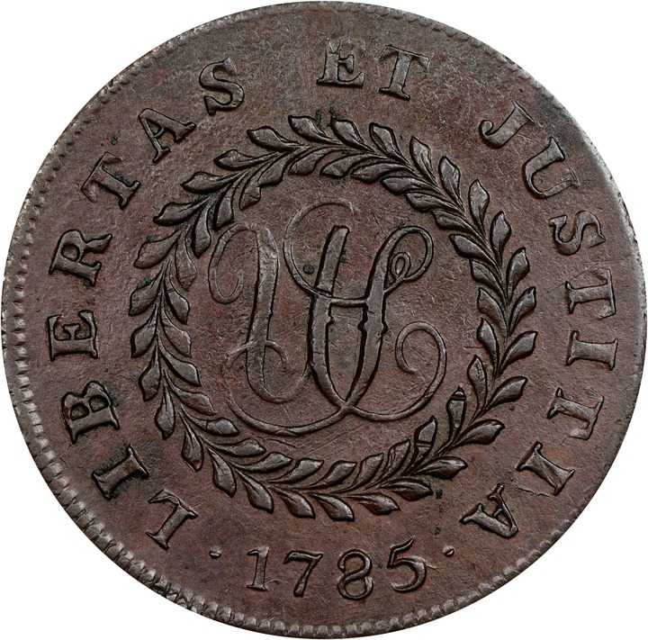 1785 Copper Nova Constellatio, Pointed Rays MS BN MS60 BN thumbnail 21