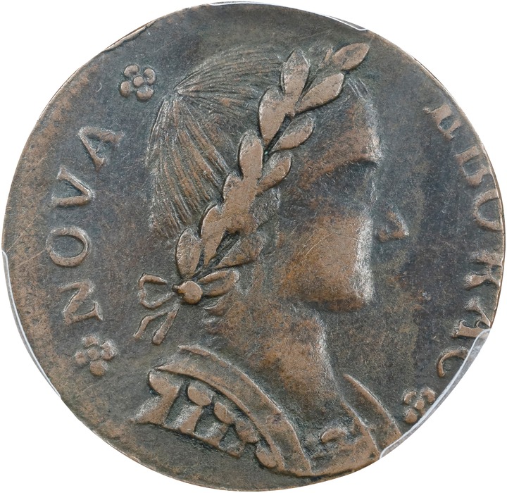 1787 Copper Nova Eborac, Seated Right MS BN MS60 BN thumbnail 23