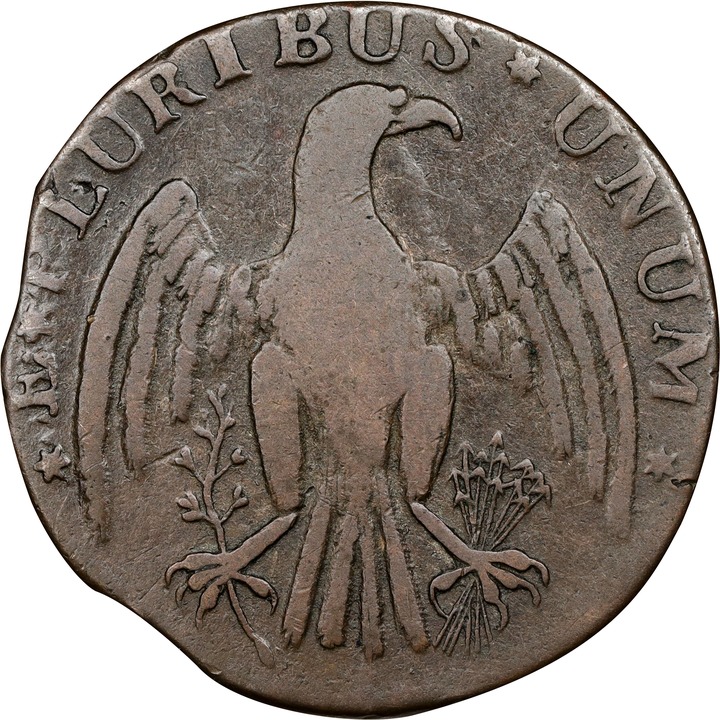 1787 Copper IMMUNIS COLUMBIA, Eagle Reverse, Plain Edge MS BN VF35 BN thumbnail 16