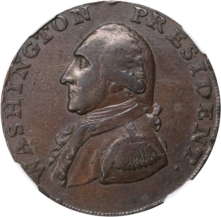 1791 1c Washington, Small Eagle MS BN thumbnail 11