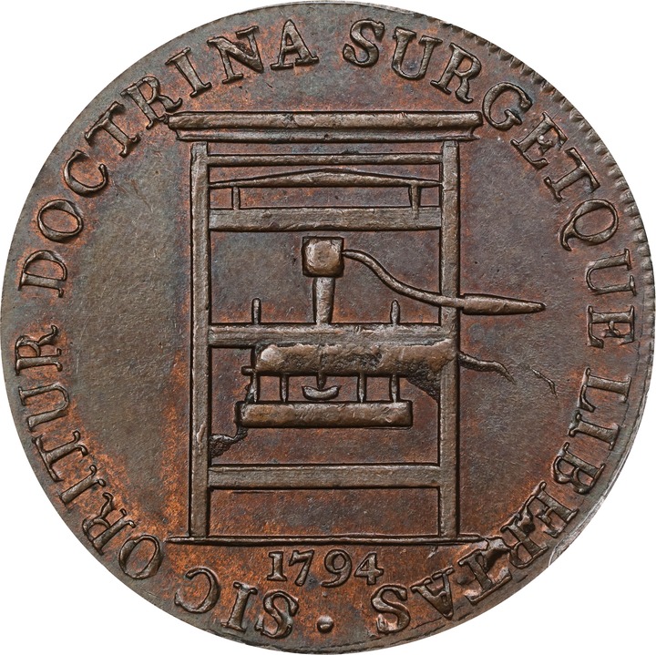 1794 Token Franklin Press MS BN thumbnail 10