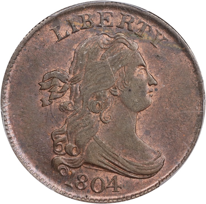 Image for Draped Bust Half Cent 1/2c 1800-1808 MS BN [Type] MS62 BN