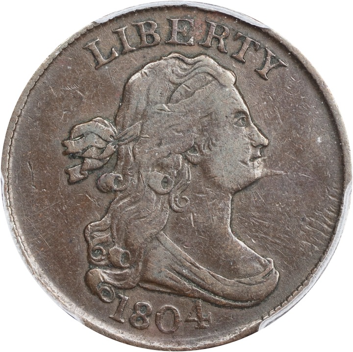 Image for Draped Bust Half Cent 1/2c 1800-1808 MS BN [Type] XF40 BN