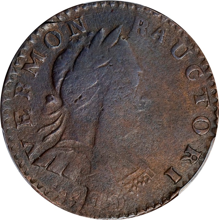 1788 Copper Vermont, Bust Right, *ET LIB*INDE MS BN thumbnail 5