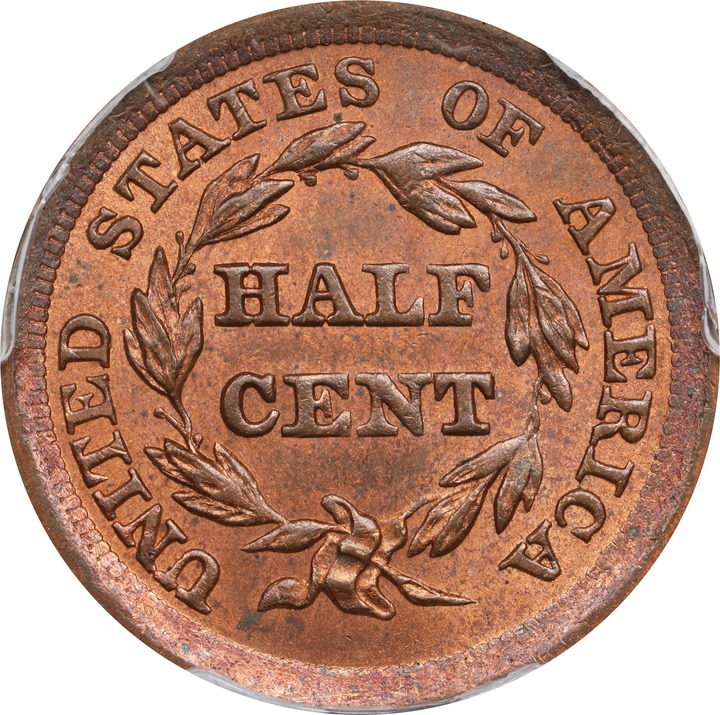 1855 1/2c MS RD MS64 RD thumbnail 2
