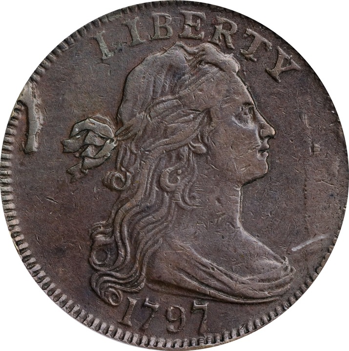 1797 1c Reverse of 1797, No Stems MS BN thumbnail 3