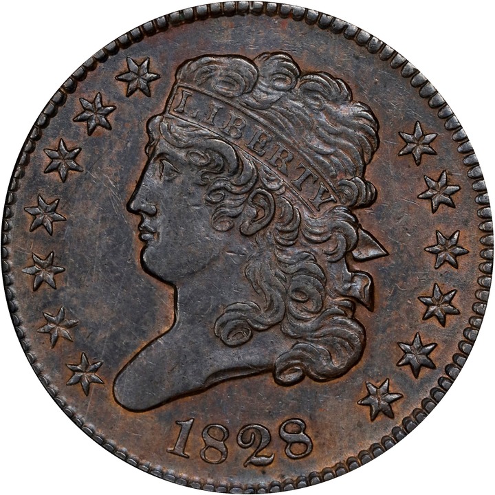 1828 1/2c 13 Stars MS BN thumbnail 11