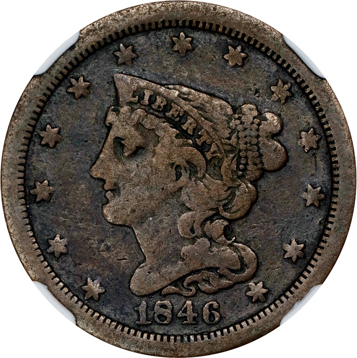 1846 1/2c Original PR BN thumbnail 2
