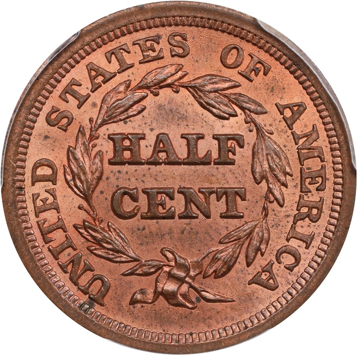 1854 1/2c MS RB MS67 RB thumbnail 8