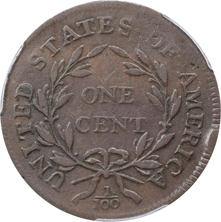 1796 1c Liberty Cap MS BN F12 BN thumbnail 2