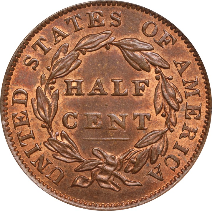 1834 1/2c MS RB thumbnail 11