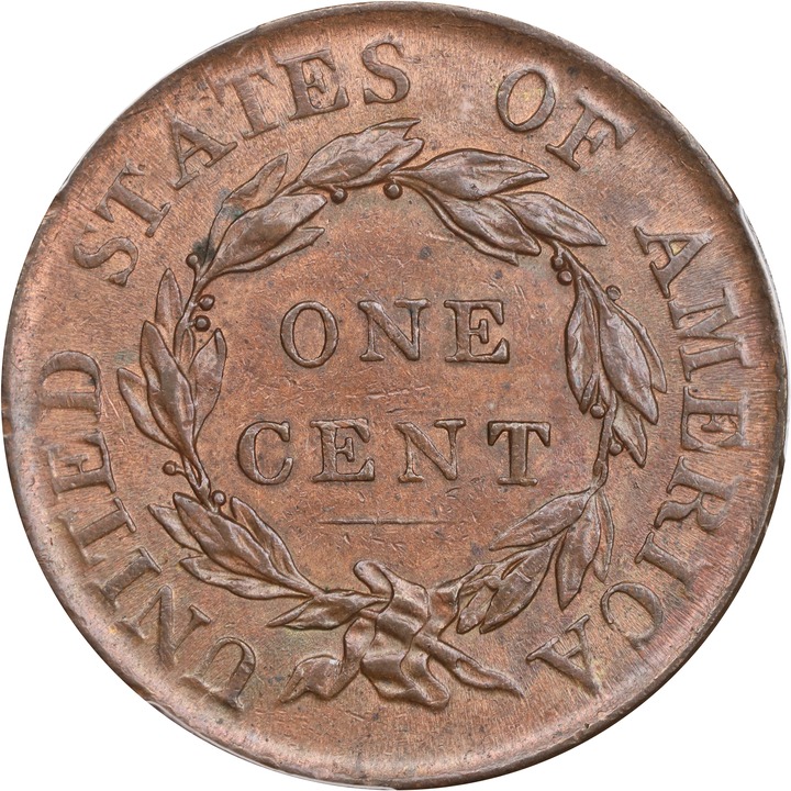 1818 1c MS RB MS62 RB thumbnail 2