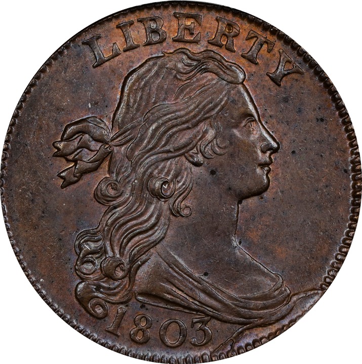 Draped Bust Cent 1c 1796-1807 MS BN [Type] MS60 BN thumbnail 9