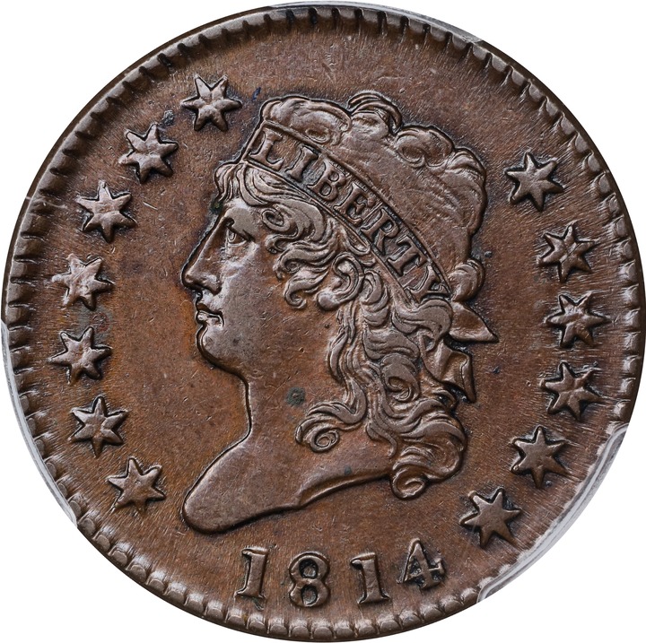 Image for 1814 1c Crosslet 4 MS BN AU50 BN