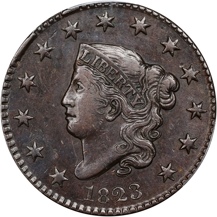 Image for 1823 1c Original MS BN XF45 BN CAC