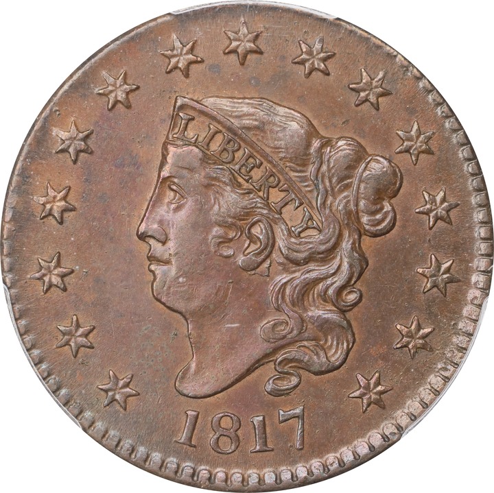 Image for 1817 1c 15 Stars MS BN MS61 BN
