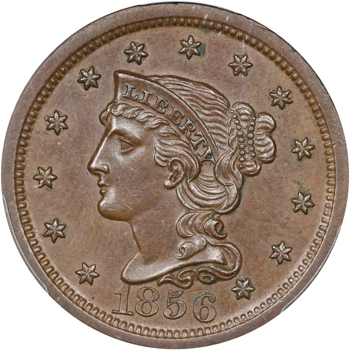 1856 1c Upright 5 MS BN thumbnail 5