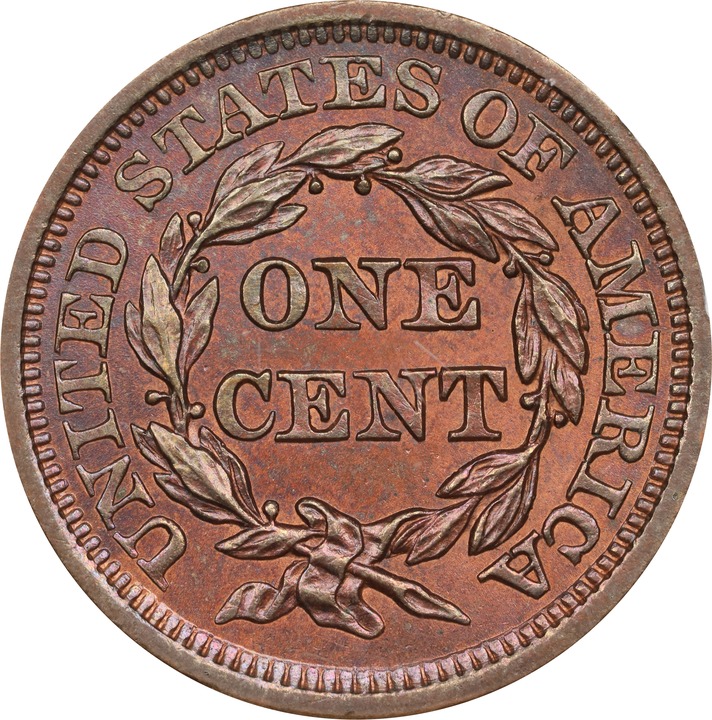 1856 1c Upright 5, N-10 MS RB thumbnail 16