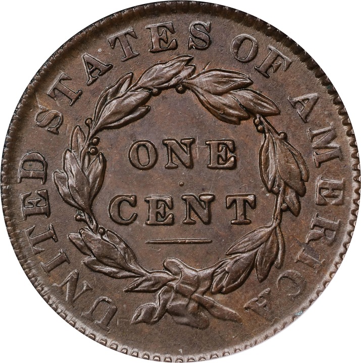 1834 1c Large 8, Large Stars, Medium Letters MS BN AU55 BN thumbnail 6