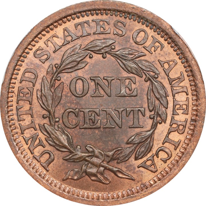 1843 1c Mature Head, Lg. Letters, N-16 MS RB thumbnail 4