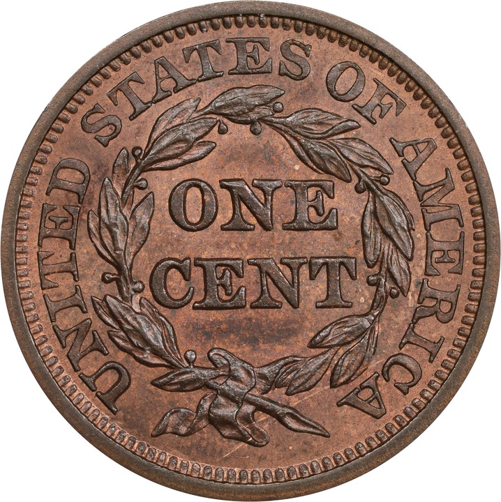 1844 1c MS RB MS61 RB thumbnail 10