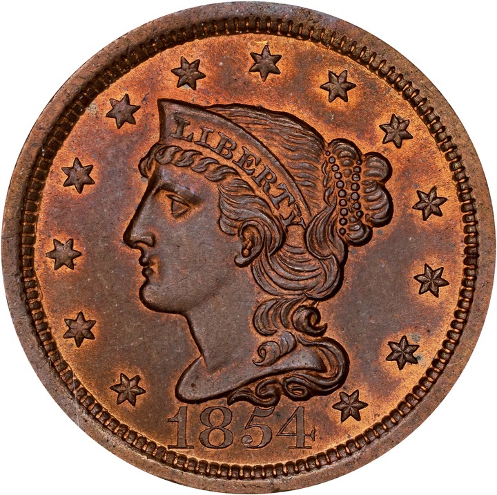 1854 1c N-3 MS RB thumbnail 4