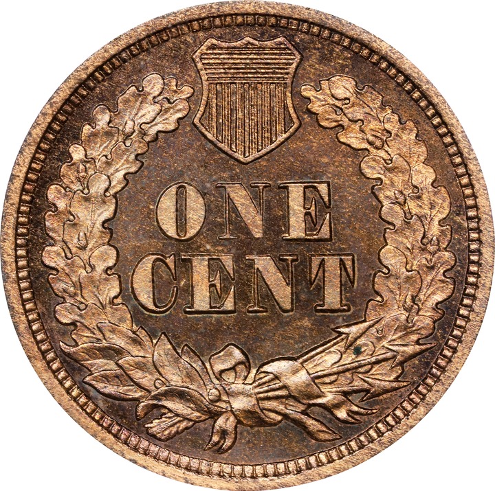 1864 1c Bronze PR RB PR66 RB thumbnail 2
