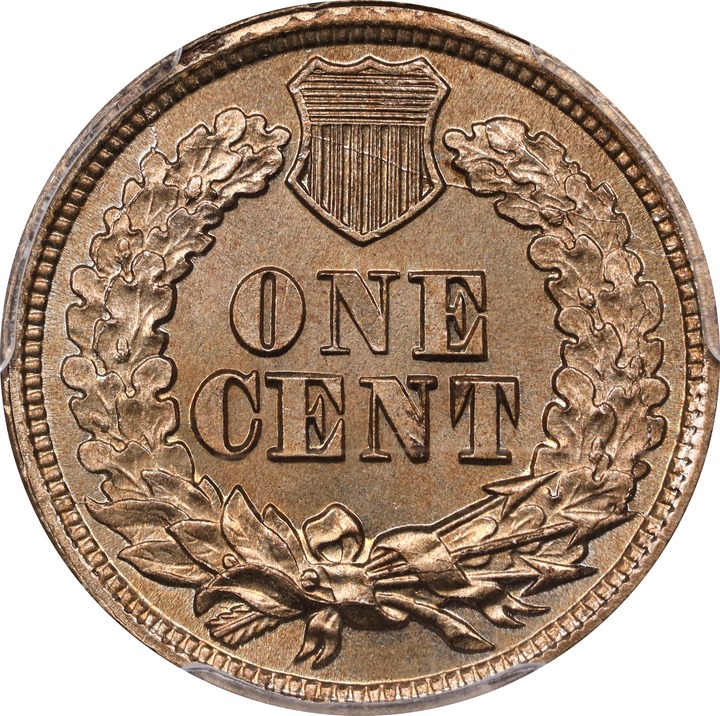 1863 1c MS67 thumbnail 2