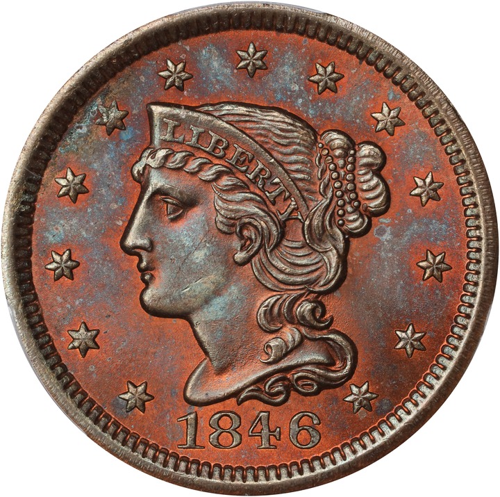1846 1c Small Date MS RD thumbnail 2