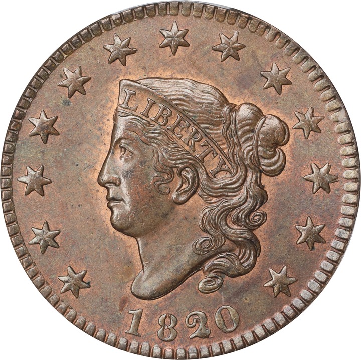 1820/19 1c MS BN MS60 BN thumbnail 3