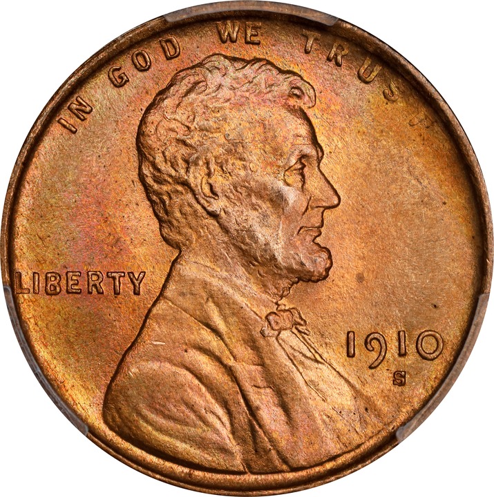 1910-S 1c MS RD MS67 RD thumbnail 3