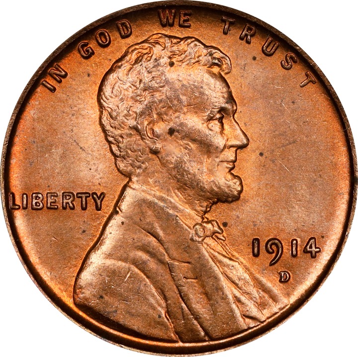 1914-D 1c MS RD MS62 RD thumbnail 7