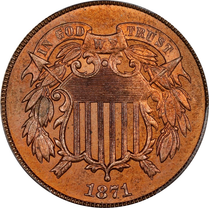 1871 2c MS RD MS66 RD thumbnail 3