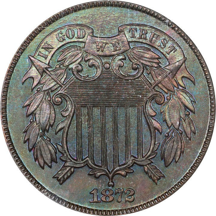 1872 2c PR BN AU50 BN CAC thumbnail 4
